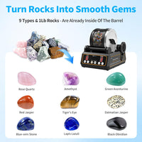 Thumbnail for KomeStone Advanced Professional Rock Tumbler Kit