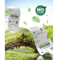 Thumbnail for Thermal Transfer Label 100 X 180 mm Permanent Adhesive, 300 Labels In Roll