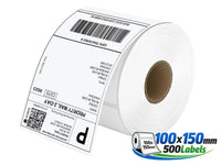 Thumbnail for Thermal Transfer Label 100 X 180 mm Permanent Adhesive, 300 Labels In Roll
