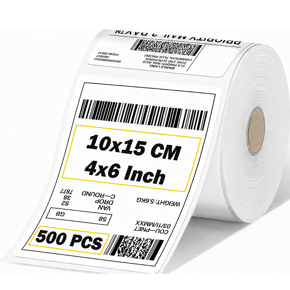 Thermal Transfer Label 100 X 180 mm Permanent Adhesive, 300 Labels In Roll