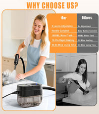 Thumbnail for Handheld 2500W Steam Cleaner High Temperature Pressurized