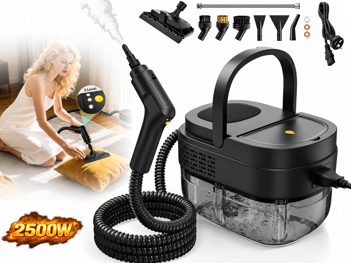Handheld 2500W Steam Cleaner High Temperature Pressurized
