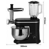 Thumbnail for 1500W 6L Kitchen Stand Mixer Stainless Steel Bowl with Blender