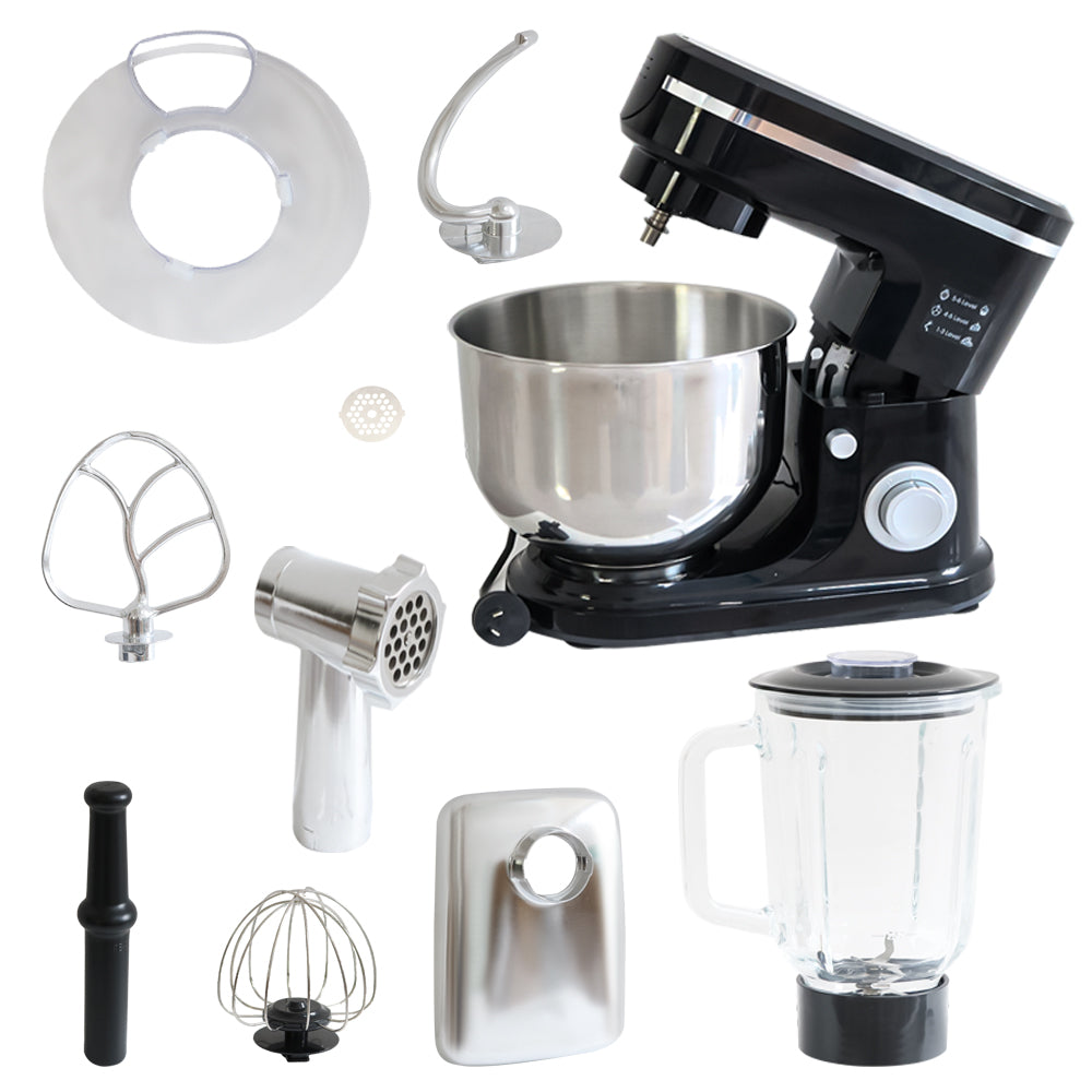 1500W 6L Kitchen Stand Mixer Stainless Steel Bowl with Blender