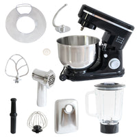 Thumbnail for 1500W 6L Kitchen Stand Mixer Stainless Steel Bowl with Blender