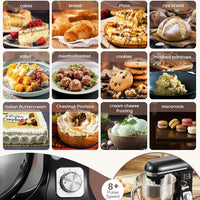 Thumbnail for 1500W 6L Kitchen Stand Mixer Stainless Steel Bowl with Blender
