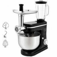 Thumbnail for 1500W 6L Kitchen Stand Mixer Stainless Steel Bowl with Blender