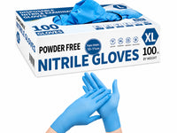 Thumbnail for Disposable Nitrile Gloves Blue 100 pcs