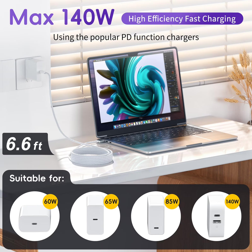 USB C to MagSafe 3 Charging Cable Replacement