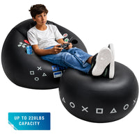 Thumbnail for Inflatable Gaming Bean Bag Chair with Ottoman