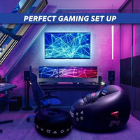 Thumbnail for Inflatable Gaming Bean Bag Chair with Ottoman