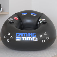 Thumbnail for Inflatable Gaming Bean Bag Chair with Cup Holder