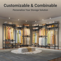 Thumbnail for Metal Wardrobe Clothes Rack Clothes Organizer