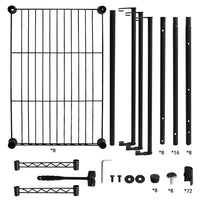 Thumbnail for Metal Wardrobe Clothes Rack Clothes Organizer