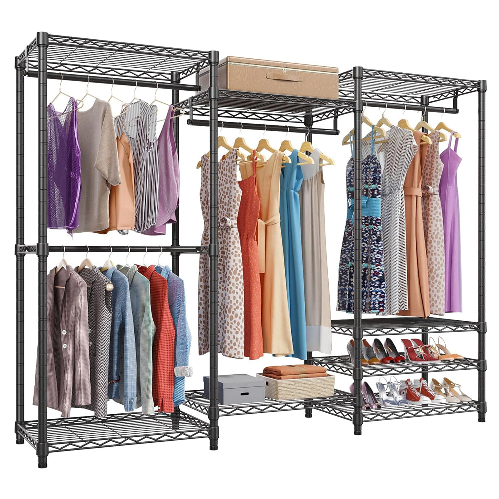 Metal Wardrobe Clothes Rack Clothes Organizer
