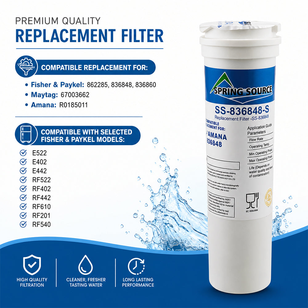 EFF-6017A Compatible Water Filter for Fisher & Paykel