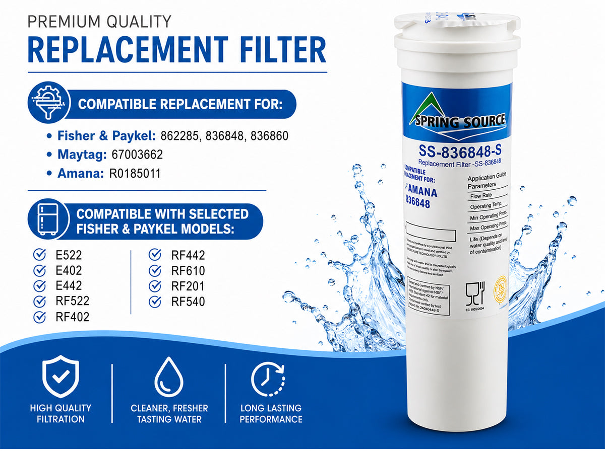 EFF-6017A Compatible Water Filter for Fisher & Paykel