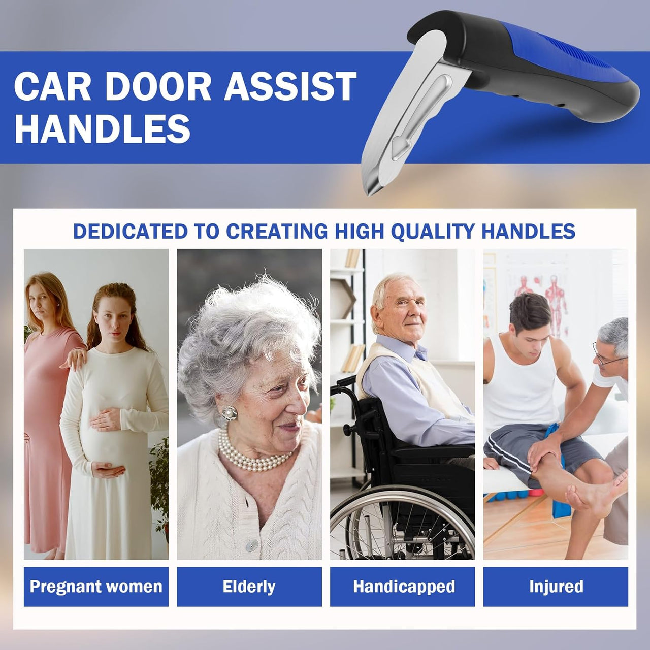 2pcs Car Door Assist Handle