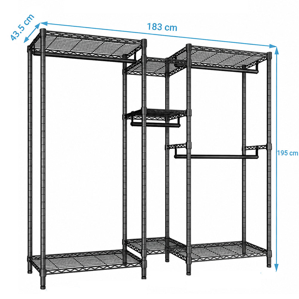 Wardrobe Organizer Clothes Rack