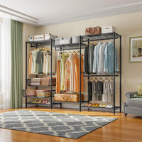 Thumbnail for Metal Wardrobe Clothes Rack Clothes Organizer