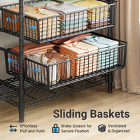 Thumbnail for Metal Wardrobe Clothes Rack Clothes Organizer