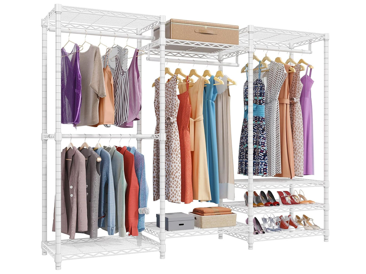Metal Wardrobe Clothes Rack Clothes Organizer