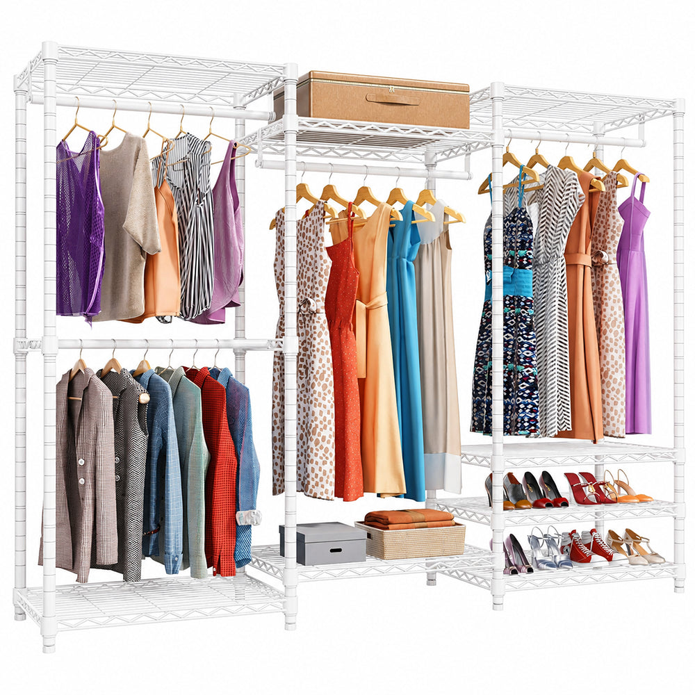 Metal Wardrobe Clothes Rack Clothes Organizer