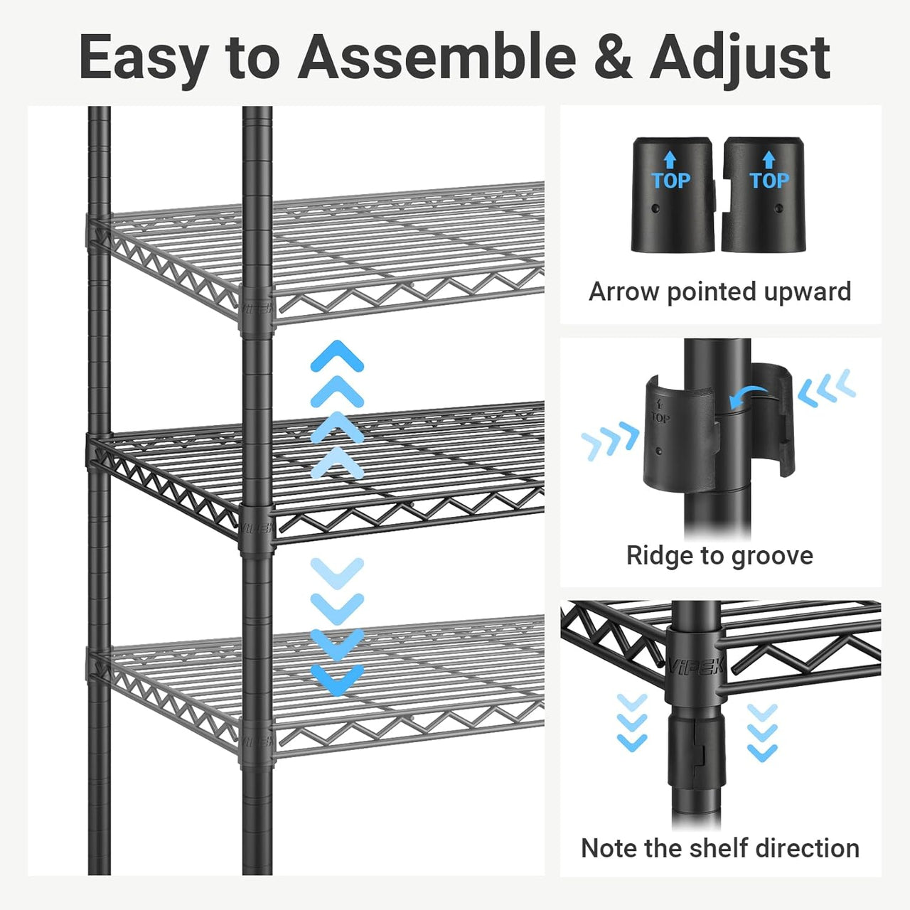 Clothes Rack Stand - Portable Closets Heavy Duty Rolling Garment Rack 3 Tiers