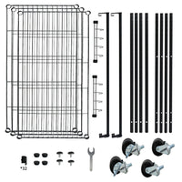 Thumbnail for Clothes Rack Stand - Portable Closets Heavy Duty Rolling Garment Rack 3 Tiers