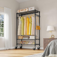 Thumbnail for Clothes Organiser Metal Wardrobe