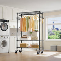 Thumbnail for Clothes Organiser Metal Wardrobe