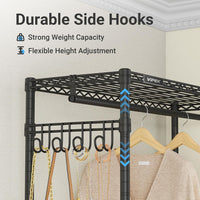 Thumbnail for Clothes Organiser Metal Wardrobe