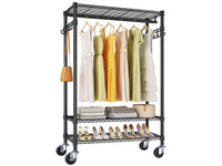 Thumbnail for Clothes Organiser Metal Wardrobe