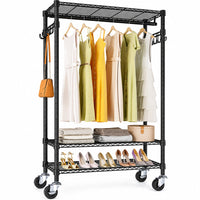 Thumbnail for Clothes Organiser Metal Wardrobe