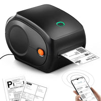 Thumbnail for Compact Bluetooth Thermal Label Printer - Direct Thermal, High-Speed 203 DPI