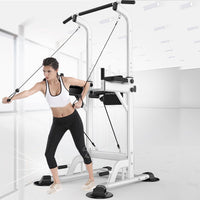 Thumbnail for Adjustable Chin Up Pull Up Power Tower Station Workout