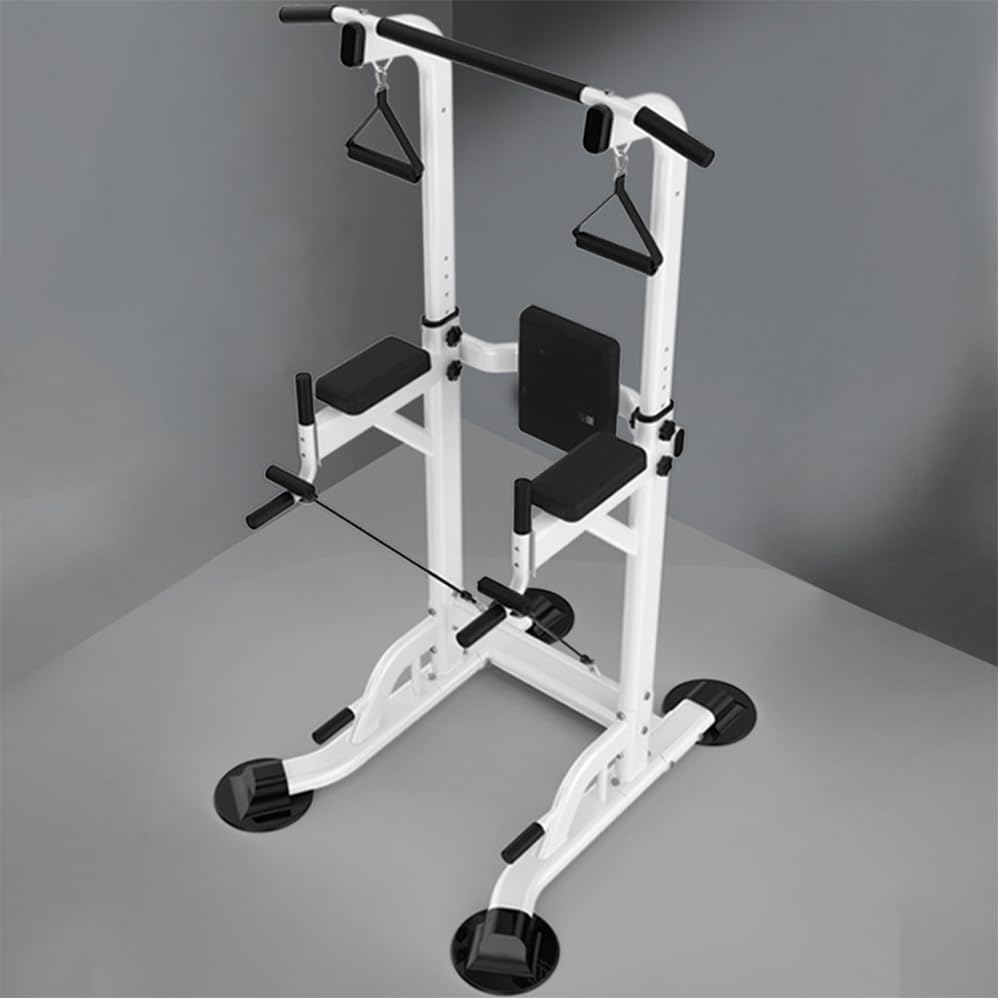 Adjustable Chin Up Pull Up Power Tower Station Workout