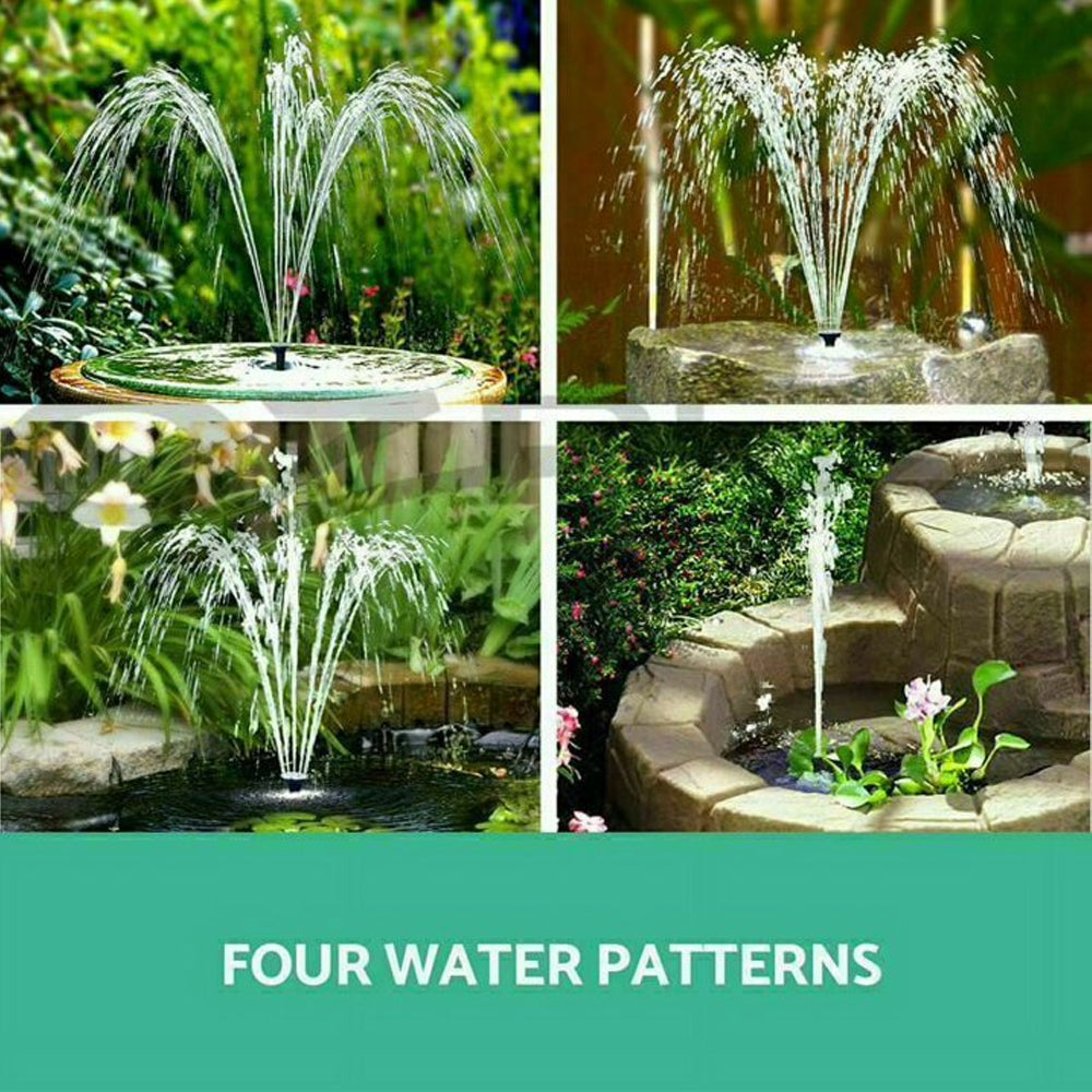 Solar Powered Water Pump Pond Garden Submersible Fountains