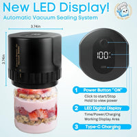 Thumbnail for Electric Mason Jar Vacuum Sealer