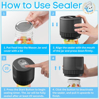 Thumbnail for Electric Mason Jar Vacuum Sealer