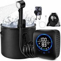 Thumbnail for Portable Camping Shower Kit with Folding Bucket