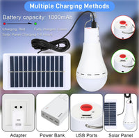 Thumbnail for Camping Solar Light Bulb Outdoor Rechargeable LED
