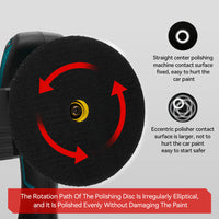 Thumbnail for 18V Cordless Rotary Polisher Buffer Sander Fits Makita Battery