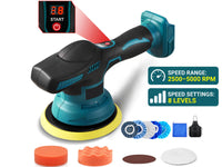 Thumbnail for 18V Cordless Rotary Polisher Buffer Sander Fits Makita Battery
