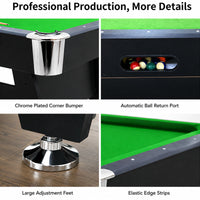 Thumbnail for 7ft Portable Folding Billiard Pool Table