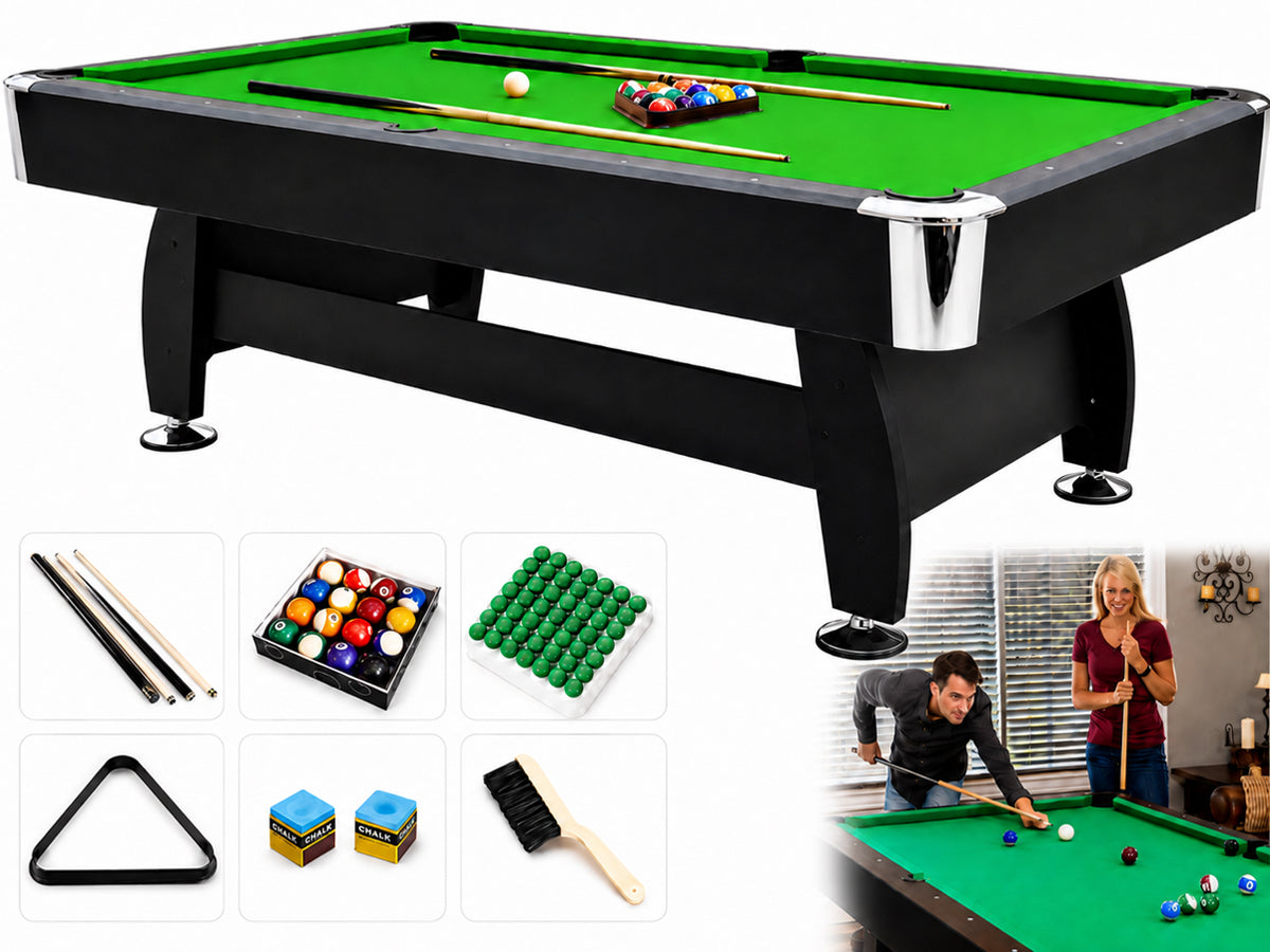 7ft Portable Folding Billiard Pool Table