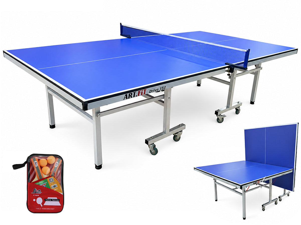 16mm Full Sized Foldable Indoor Table Tennis Table with Accessories