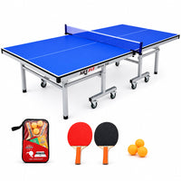 Thumbnail for 16mm Full Sized Foldable Indoor Table Tennis Table with Accessories