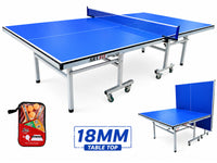 Thumbnail for 18mm Full Sized Foldable Indoor Table Tennis Table with Accessories