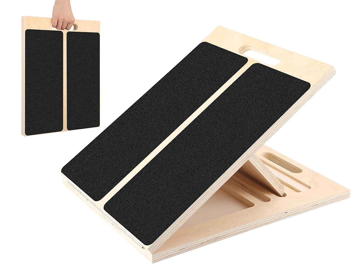 Adjustable Wooden Slant Board for Calf Stretching